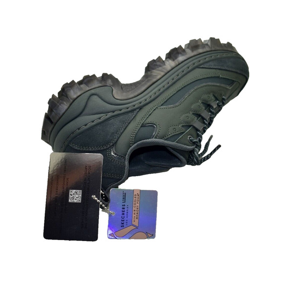 D0 NEW SKECHERS X DOJA CAT Olive Leather Hi Ryze Sneaker Shoes 177940 Size 8.5 - Picture 6 of 8